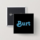 Knoop Burt Vierkante Button 5,1 Cm (Voorkant /achterkant)