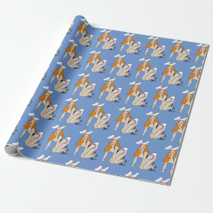 knoop cadeaupapier