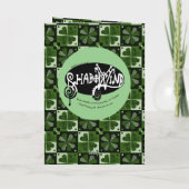 Knoop Celtische Knoop Ierse Draak  Kaart (Achterkant)