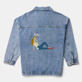knoop denim jacket (Achterkant)