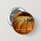 Knoop: Geweldige pompoen Ronde Button 5,7 Cm (Voorkant /achterkant)