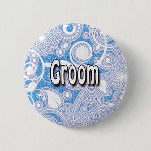 Knoop: Groom Ronde Button 5,7 Cm