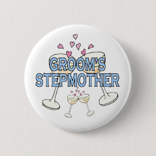 Knoop: Groom's Stepmoeder Ronde Button 5,7 Cm
