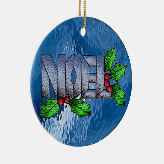 Knoop in Glas in lood Keramisch Ornament (Rechts)