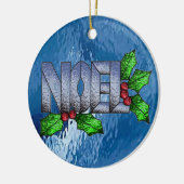 Knoop in Glas in lood Keramisch Ornament (Links)