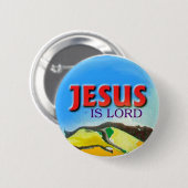 Knoop - Jezus is de Heer Ronde Button 5,7 Cm (Voorkant /achterkant)