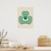 Knoop Kladdagh-drieblad Poster (Keuken)