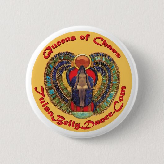 knoop of sticker van de naad ronde button 5,7 cm (Voorkant)