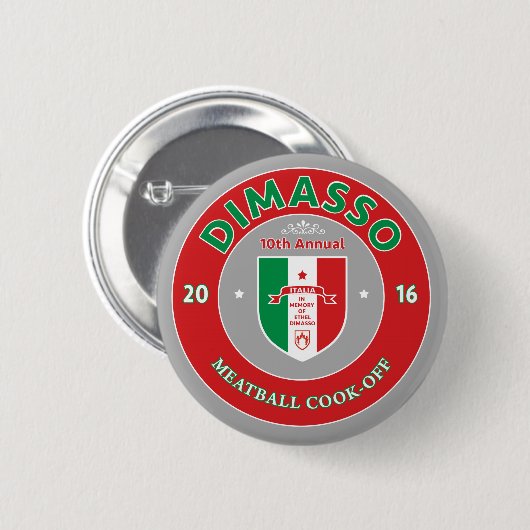 KNOOP RONDE BUTTON 5,7 CM (Voorkant /achterkant)