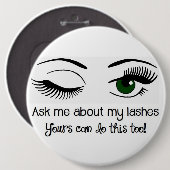 Knoop Ronde Button 6,0 Cm (Voorkant /achterkant)