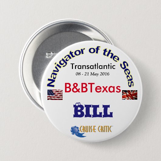 knoop ronde button 7,6 cm (Voorkant /achterkant)