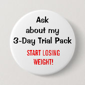 Knoop Ronde Button 7,6 Cm (Voorkant)