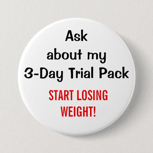 Knoop Ronde Button 7,6 Cm (Voorkant)