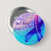 Knoop Ronde Button 7,6 Cm (Voorkant /achterkant)