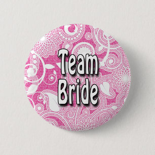 Knoop: Team Bride Ronde Button 5,7 Cm