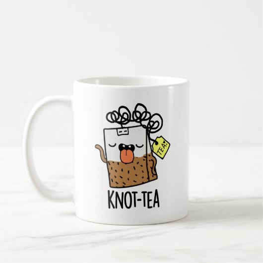 Knoop-thee Funny Tea Pun Koffiemok (Links)