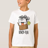 Knoop-thee Funny Tea Pun T-shirt (Voorkant)