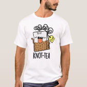 Knoop-thee Funny Tea Pun T-shirt (Voorkant)