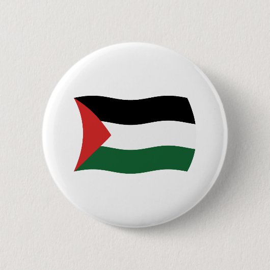 Knoop van de vlag van de Palestijnse Autoriteit Ronde Button 5,7 Cm (Voorkant)