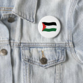Knoop van de vlag van de Palestijnse Autoriteit Ronde Button 5,7 Cm (In situ)