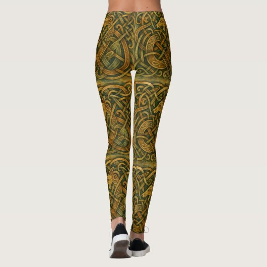 Knoop van de wolf leggings (Achterkant)