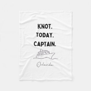 Knoop vandaag niet Kapitein Cruise Outfit Orlando Fleece Deken