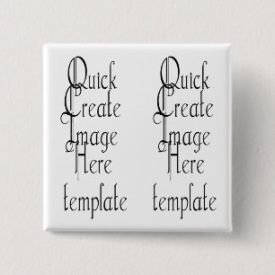 Knoop Vierkante Button 5,1 Cm