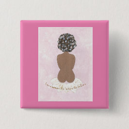 Knoop Vierkante Button 5,1 Cm