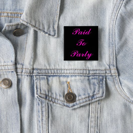 Knoop Vierkante Button 5,1 Cm (In situ)