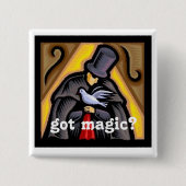 knoop vierkante button 5,1 cm (Voorkant)