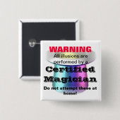 knoop vierkante button 5,1 cm (Voorkant /achterkant)