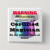 knoop vierkante button 5,1 cm (Voorkant)