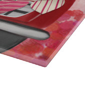 Knoop voor dog rijden met hart Valentijnse Snijplank (Hoek)