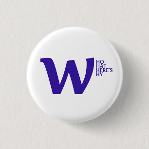 knoop - whniettemin waarom.com ronde button 3,2 cm