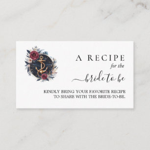 Knoopbootschip Navy Blue Nautisch Vrijgezellenfees Informatiekaartje