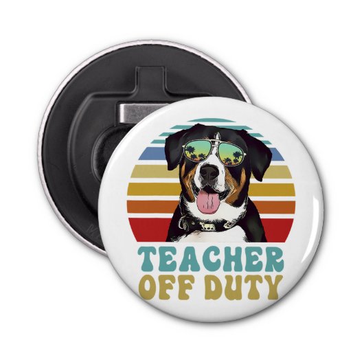 Knoopflesopening met magneet button flesopener (Voorkant)