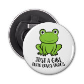 Knoopflesopening met magneet button flesopener (Voorkant)