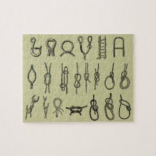 Knoopjes, hitsen, veilig, stropdassen, nautische p legpuzzel