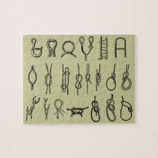 Knoopjes, hitsen, veilig, stropdassen, nautische p legpuzzel