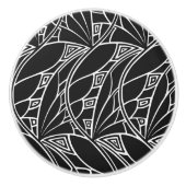 Knoopjes voor zwarte en witte deco-ontwerpkast keramische knop (Voorkant)