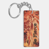 Knoopketting van de sneeuwblaasjes sleutelhanger (Voorkant Links)