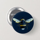 Knooppen bijen ronde button 5,7 cm (Voorkant /achterkant)