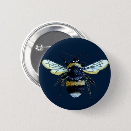 Knooppen bijen ronde button 5,7 cm (Voorkant /achterkant)