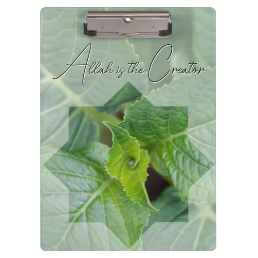 Knooppunt voor God's schepping Klembord (Voorkant)