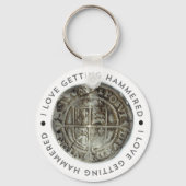 Knooppuntketen van edelmetaal sleutelhanger (Voorkant)