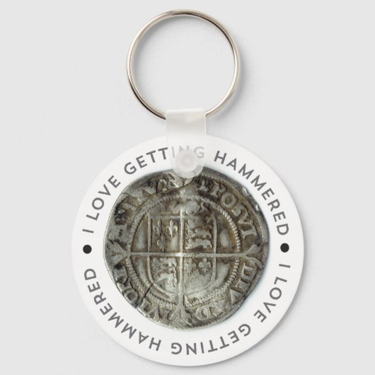 Knooppuntketen van edelmetaal sleutelhanger (Voorkant)