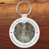 Knooppuntketen van edelmetaal sleutelhanger (Voorkant)