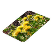 Knoopspeldenkussen gele vogel #1 Magnet Magneet (Linkerzijde)