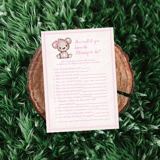 Knoopt de Kaart van mammie Best Cute Girl Beer Gam