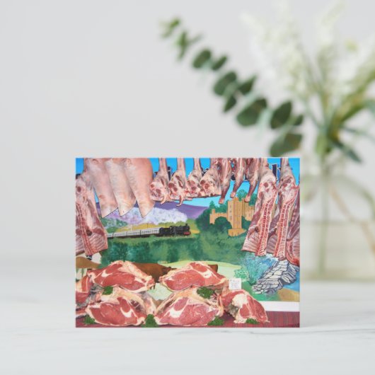 Knoopteller Briefkaart (Staand voorkant)